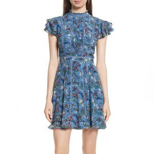 NWT Alice + Olivia Marta Floral Silk Dress